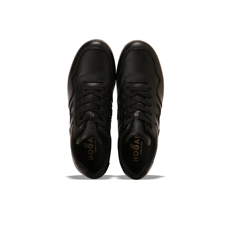 HOGAN Olympia Cushioning Low-Top Casual Shoes Men's Black-5