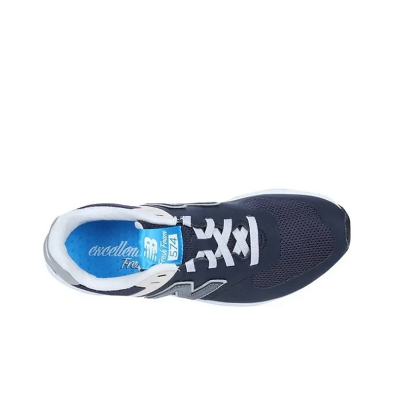 New Balance NB 574 Series Running Shoes Men Low-Top Marine Blue-2