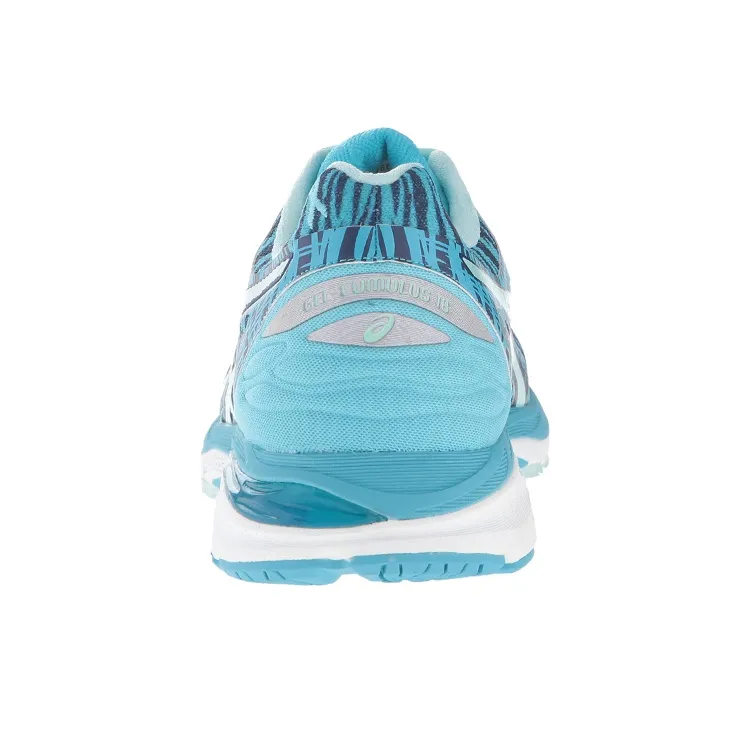 Asics Gel-Cumulus 18 BR Wear-Resistant Low-Top Running Shoes Women's Lake Blue-4