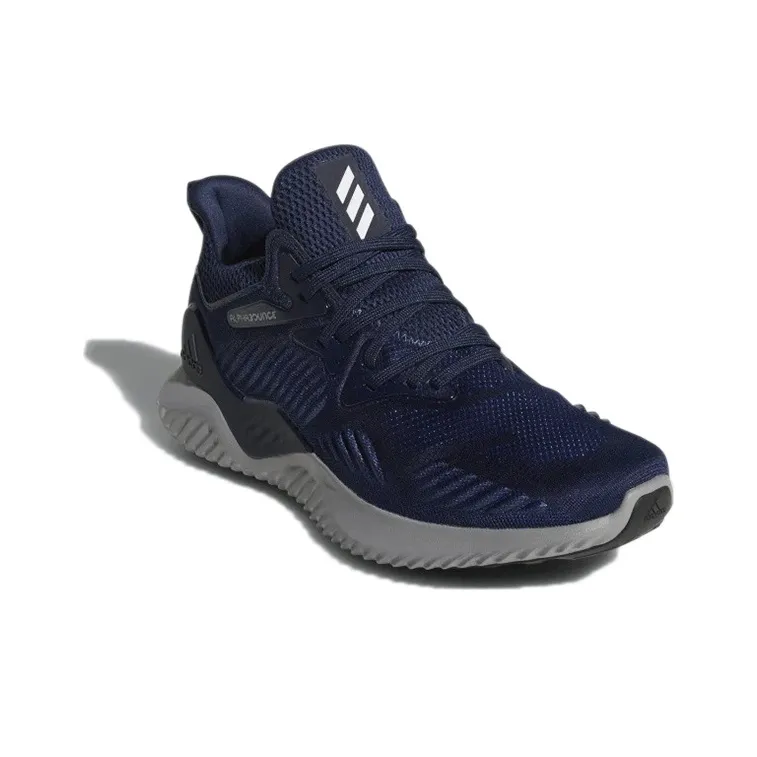 Adidas AlphaBounce Beyond Homme Slip Resistant Breathable Low Top Running Shoes Unisex Dark Blue-2