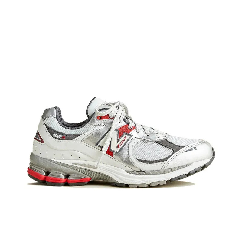 New Balance 2002R Silver Metallic Team Red-1
