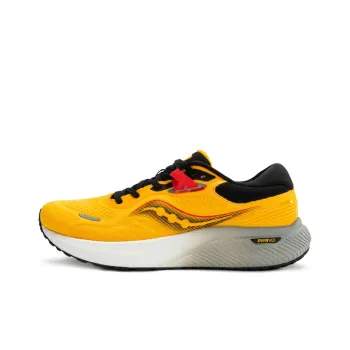 Saucony Surge 1 Durable Breathable Low Top Casual Running Shoes Men's Black Yellow