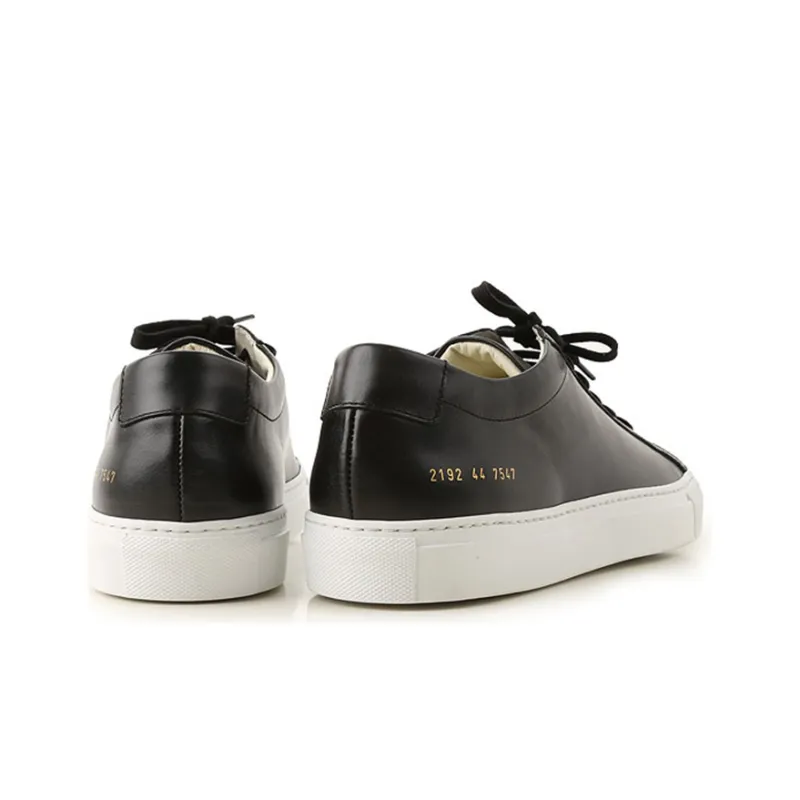 COMMON PROJECTS Low Top Skateboard Shoes Men's Black-4