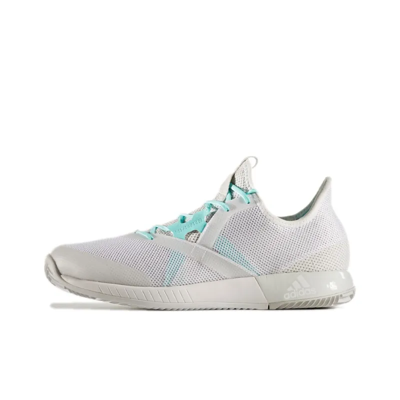 Adidas Adizero Defiant Bounce Anti-Slip Wear-Resistant Low-Top Tennis Shoes Women's White-0