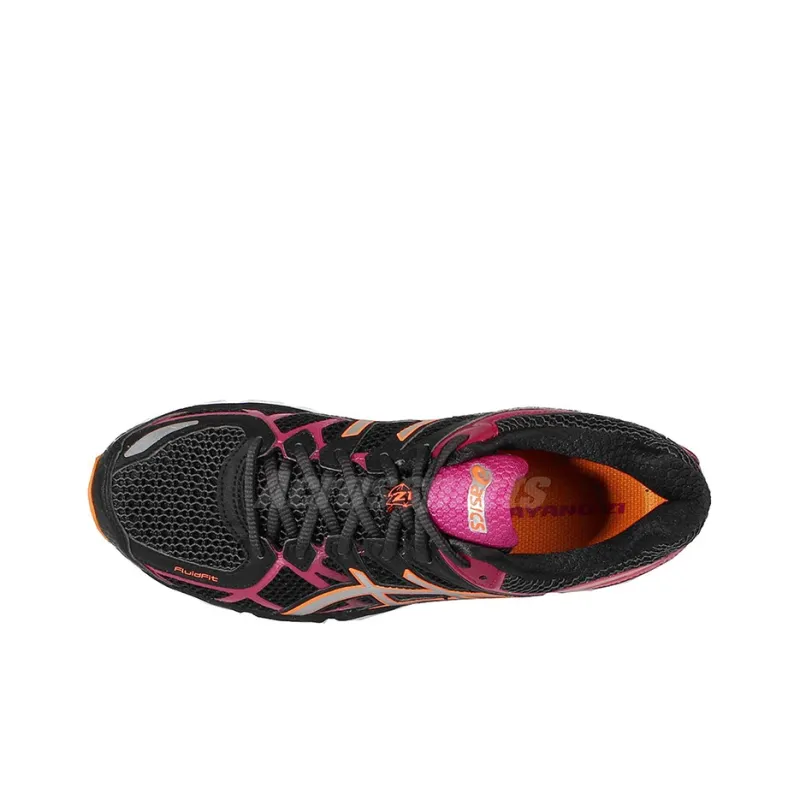 Asics Gel-Kayano 21 Breathable Lightweight And Wear-Resistant Low-Top Running Shoes Women's Black Pink-3
