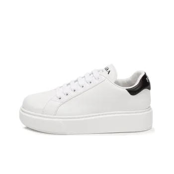 PRADA Stylish Skateboarding Shoes Women's White Black