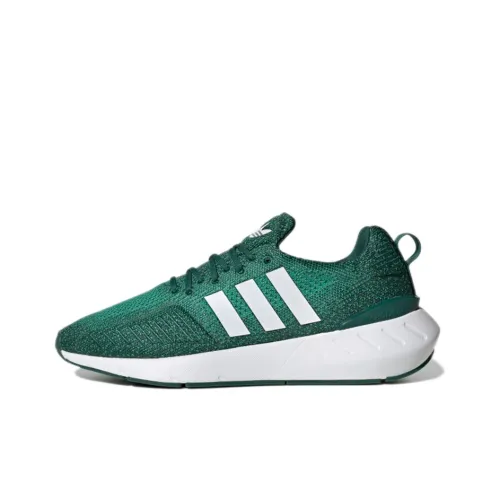 Adidas Originals Swift Run 22 Running Shoes Unisex Low-Top Green/White