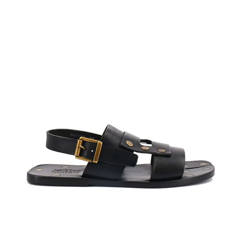 Maison Margiela Replica One Strap Sandals Women's Black-1