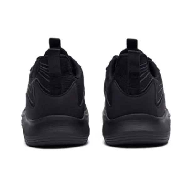 Erke Shock Absorbers With Slip Resistant And Abrasion Resistant Properties Low Top Running Shoes Men's Jet Black-3