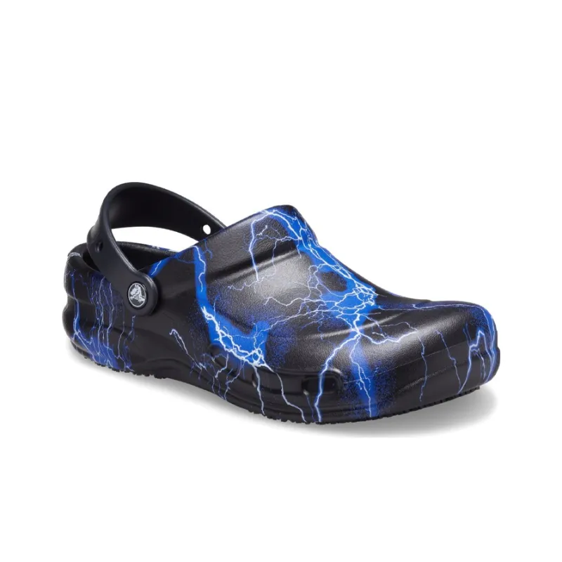 Crocs Bistro Clog Black Lightning Bolts-2