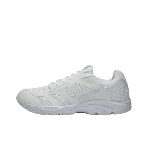 Mizuno Breathable Low-Top Running Shoes Unisex White Comfortable City