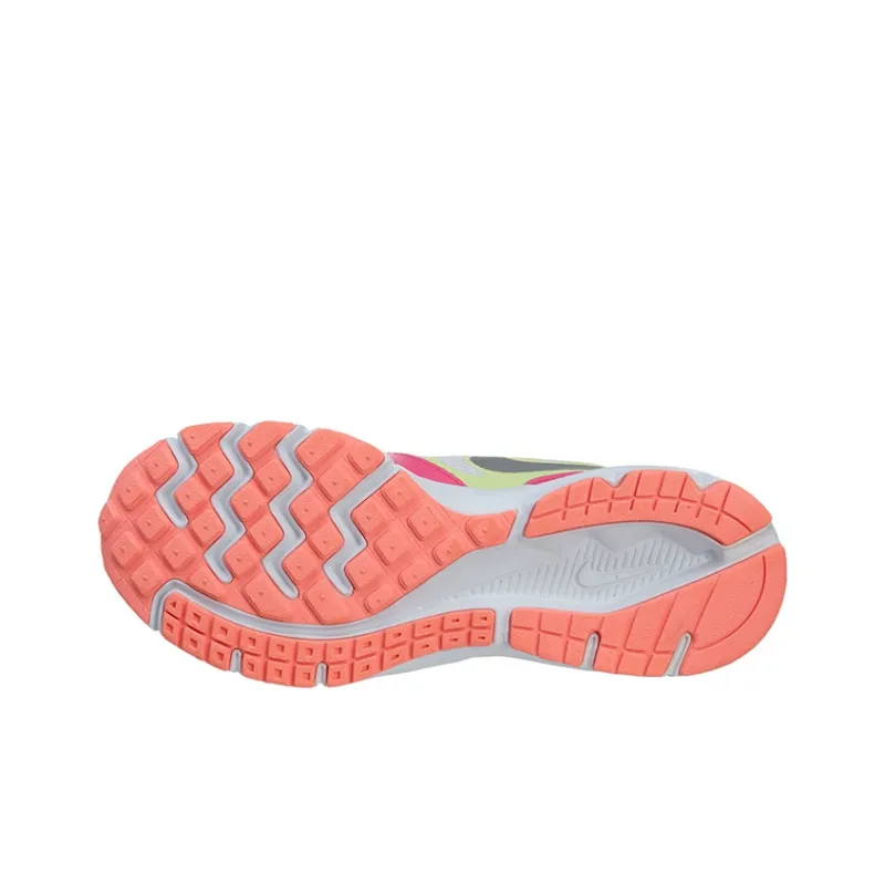 Nike Downshifter 6 Cushioning Anti-Slip Wear-Resistant Breathability Low-Top Running Shoes GS Pink White Yellow-5