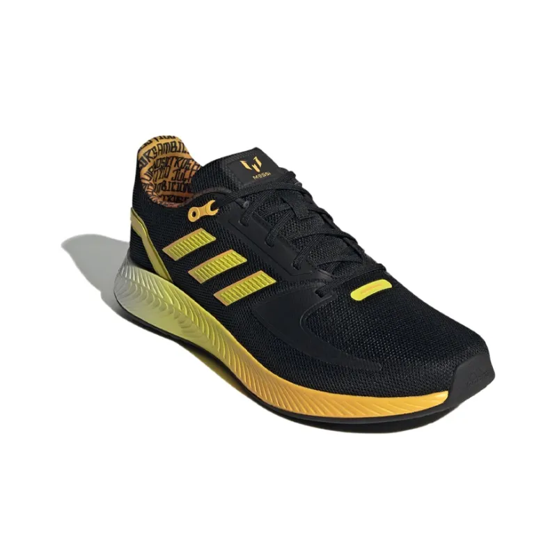 Adidas Messi Runfalcon 2.0 'Black Bright Yellow'-2