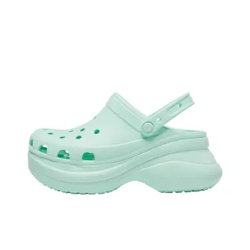 Crocs Classic Clog Retro Thick Sole Sandals Mint Green Women's