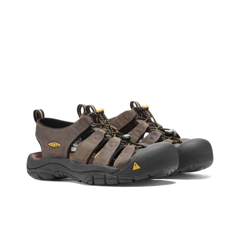 KEEN Newport Breathable And Wear resistant River Trekking Shoes Men's Bison Brown-1