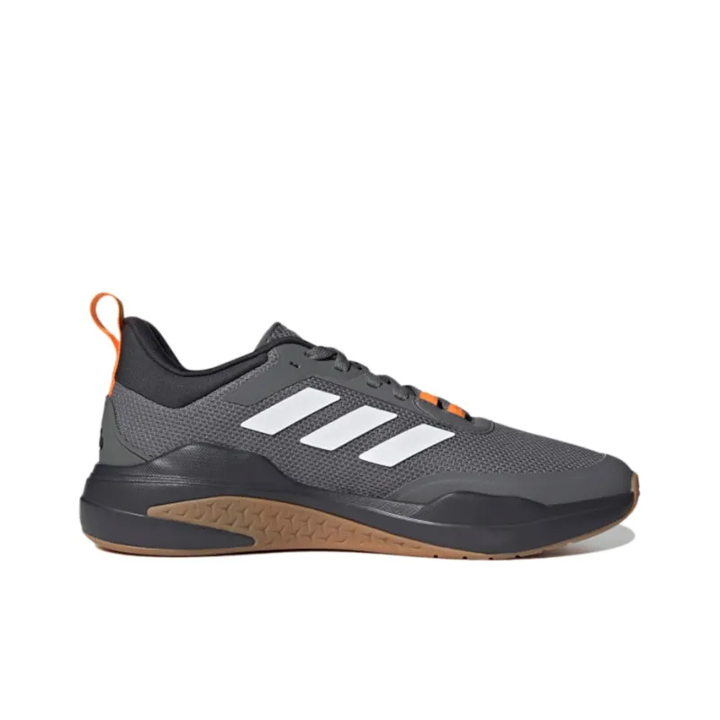 Adidas Trainer V Cushioning Wear Resistant Low Top Running Shoes Men's Gray Black-1