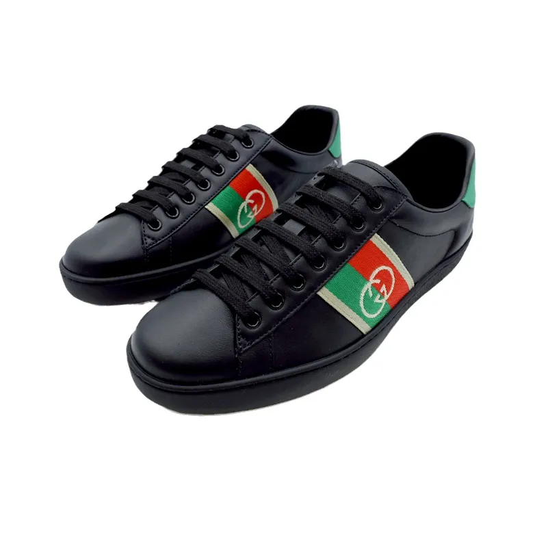 GUCCI Ace 'Interlocking G Black'-1