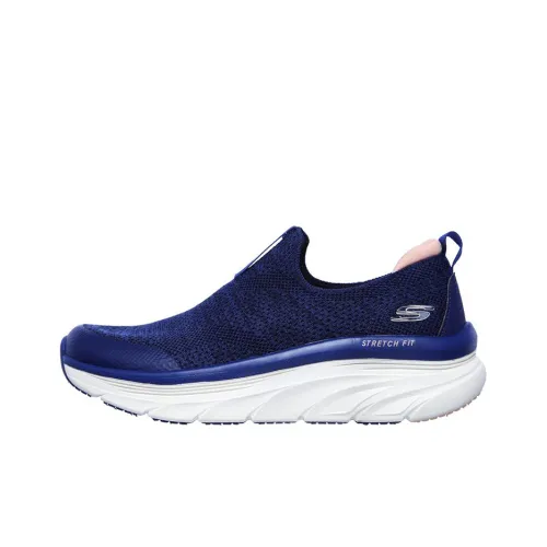 Skechers D'lux Walker Casual Shoes Women's Low-Top Blue