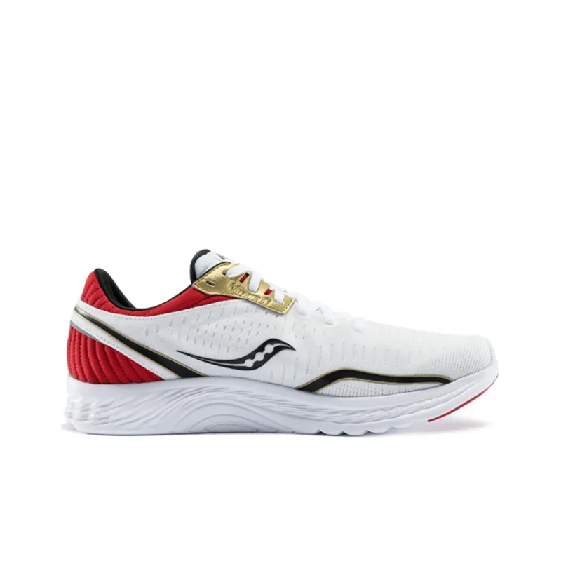 Saucony Kinvara 11 Running Shoes Men Low-Top White/Red-1