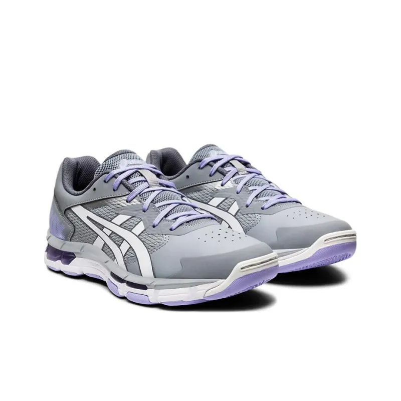 Asics Gel-Netburner Academy 8 Slip-Resistant Breathable Low-Top Running Shoes Women's Gray White-2