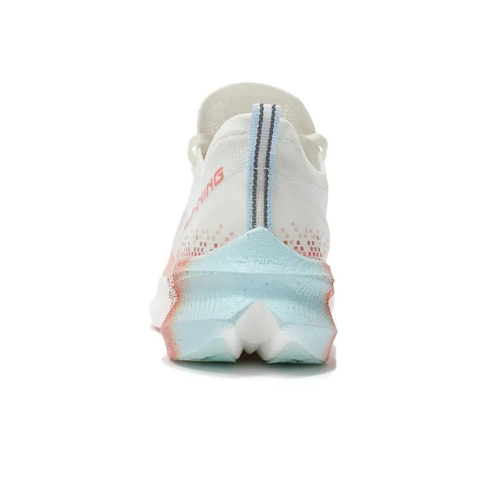 LiNing Feidian Challenger Abrasion Resistant Breathable Low Top Running Shoes Women's Ecru-3
