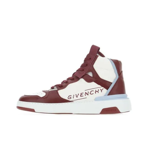 Givenchy High Top Stylish Skateboarding Regular Men's White Red