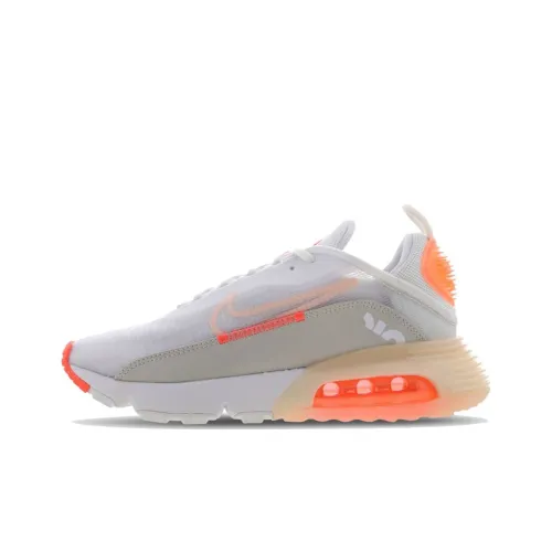 Nike Air Max 2090 Running Shoes Women's Low-Top White/Orange