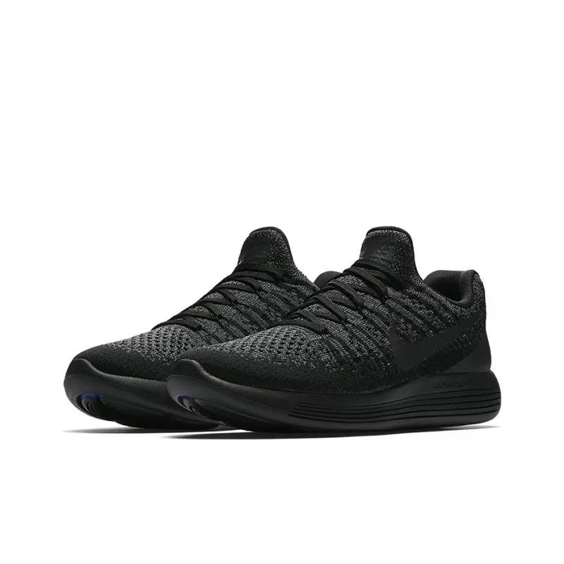 Nike LunarEpic Low Flyknit 2 'Black Dark Grey' Women's-2