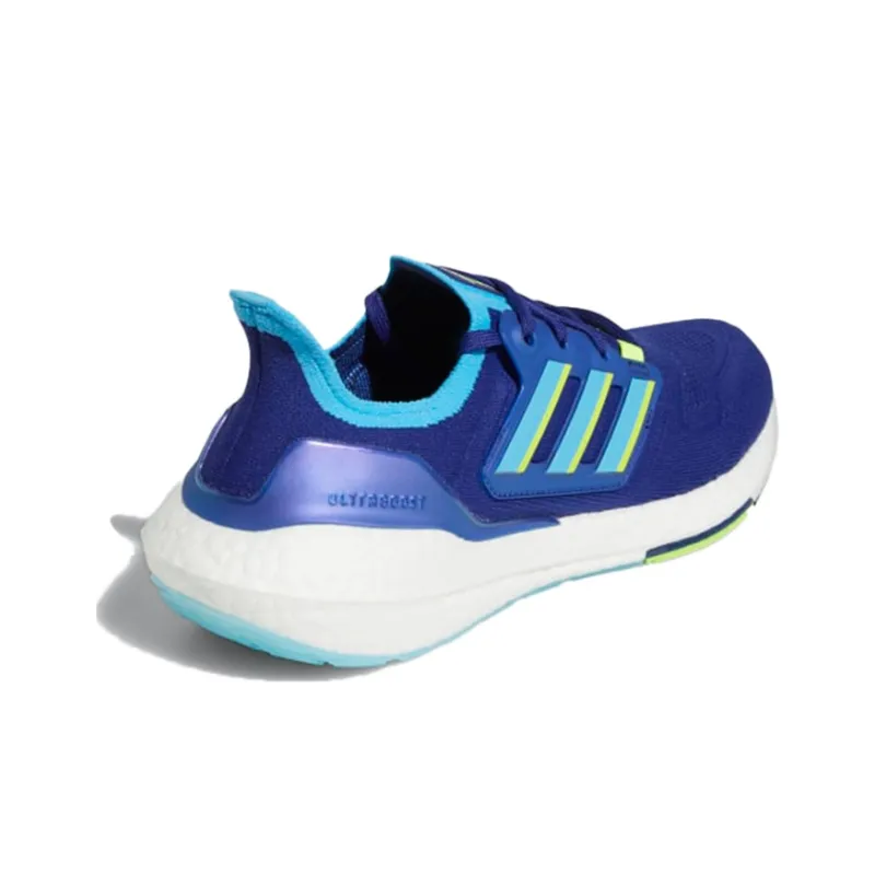 Adidas Ultra Boost 22 Legacy Indigo Sky Solar Yellow-3
