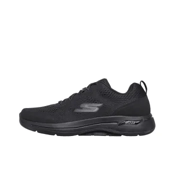 Skechers Go Walk Arch Fit Running Shoes Men Low Top Black