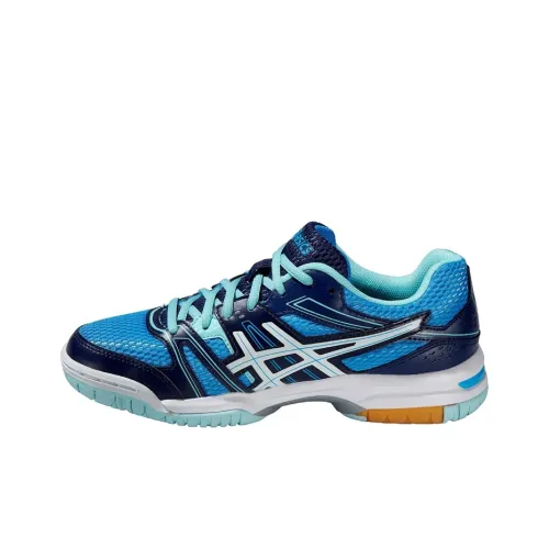 Asics Gel-Rocket 7 Running Shoes Women's Low-Top Blue/White