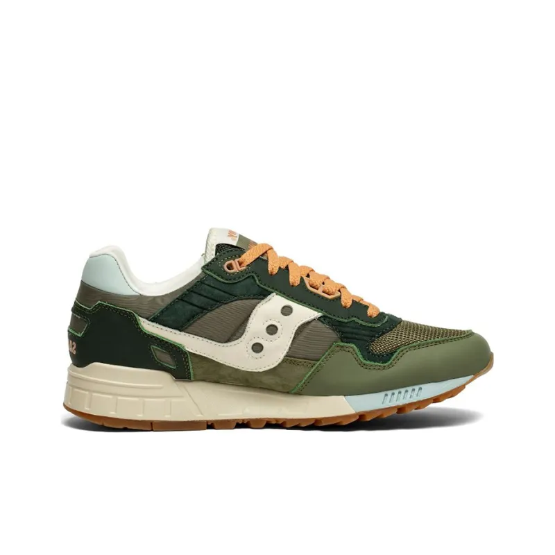 Saucony Shadow 5000 Low-Top Running Shoes Unisex Green Standard M-1