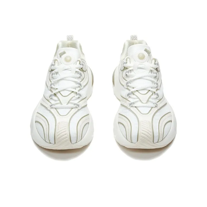 LiNing V8 Low Top Running Shoes Women's Ecru-3