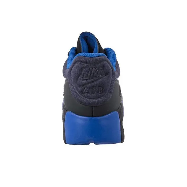 Nike Air Max 90 Cushioning Anti Slip Wear Resistant Breathable Lightweight Rebound Low Top Running Shoes Women's Blue-4