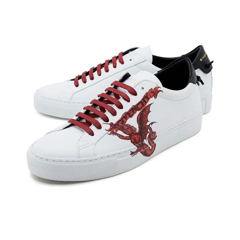 Givenchy Low Top Stylish Skateboarding Shoes Men's White-1