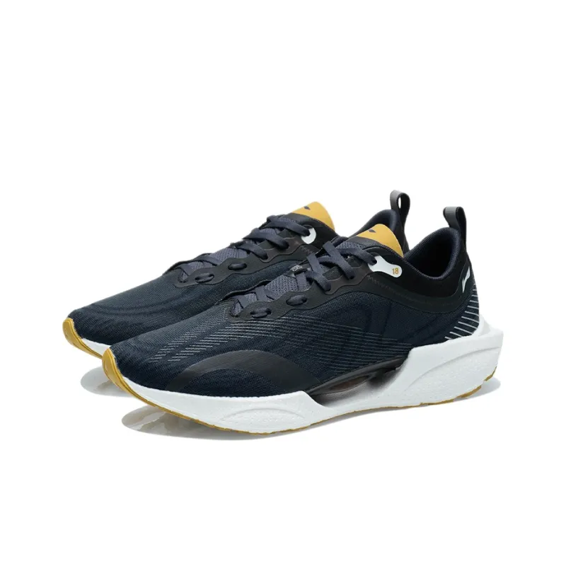 LINING Super Light 18 Running Shoes Men Low Top Night Blue/Black/White-2