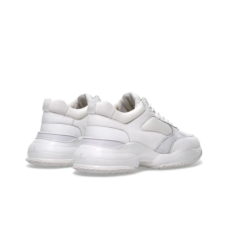 HOGAN Interaction Low-Top Running Shoes Men's White-3