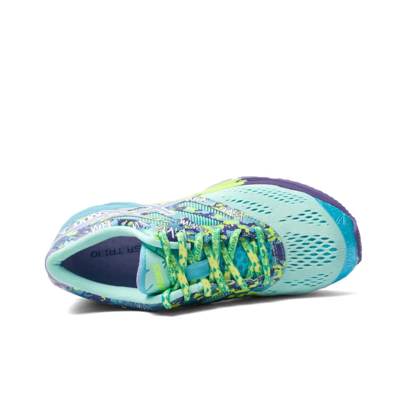 Asics Gel-Noosa Tri 10 Breathable Low-Top Running Shoes Women's Mint Blue-2