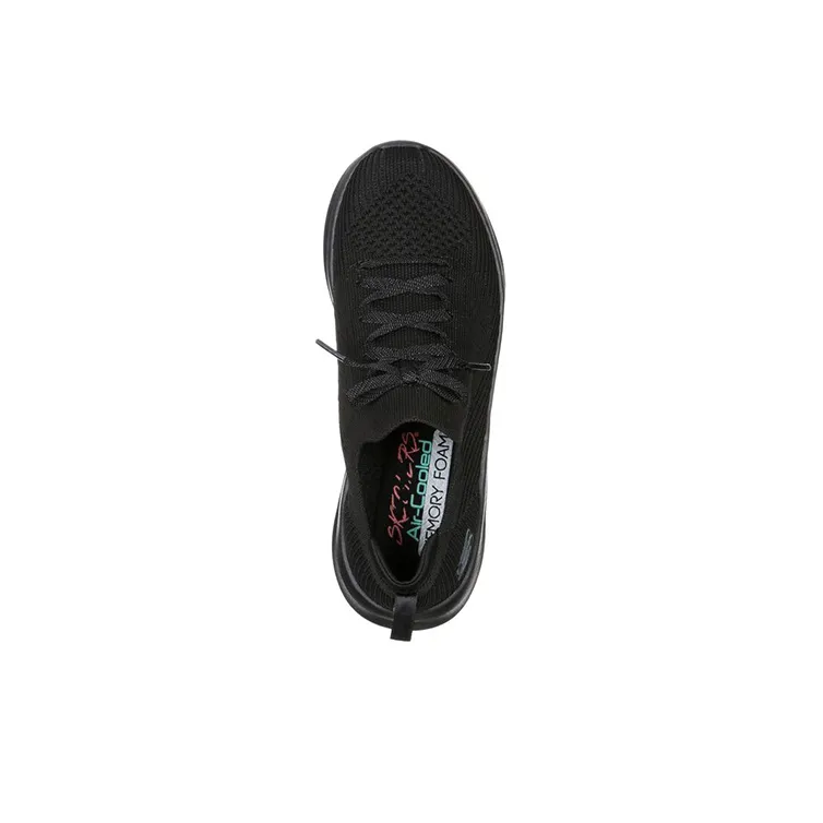 Skechers Ultra Flex 2.0 Cushioning Anti-Slip And Wear-Resistant Low-Top Running Shoes Women's Pure Black-3