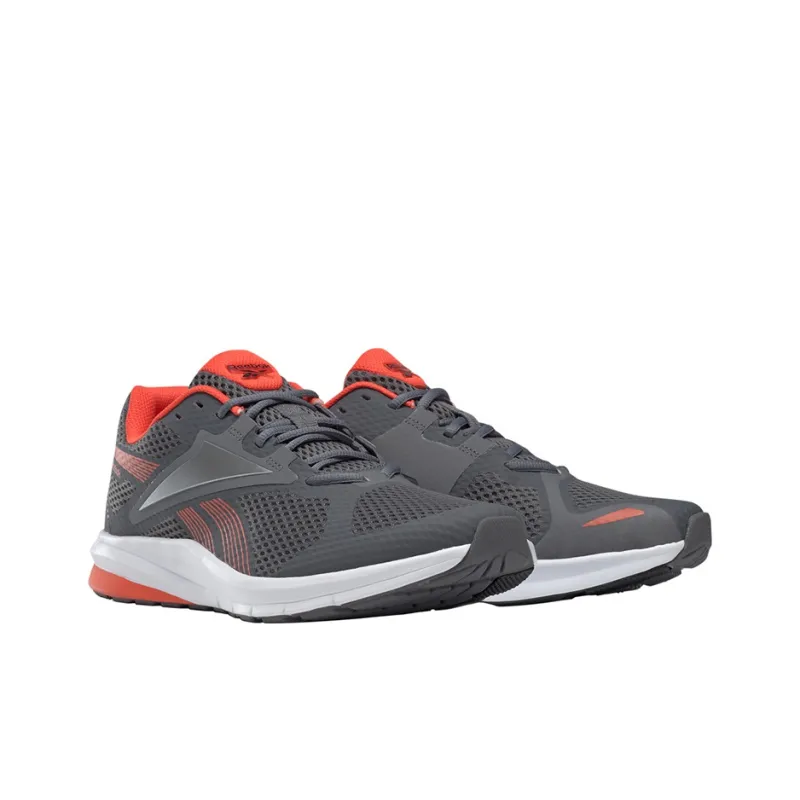 Reebok Endless Road 2 Slip-Resistant Breathable Low-Top Running Shoes Men's Gray Orange-2