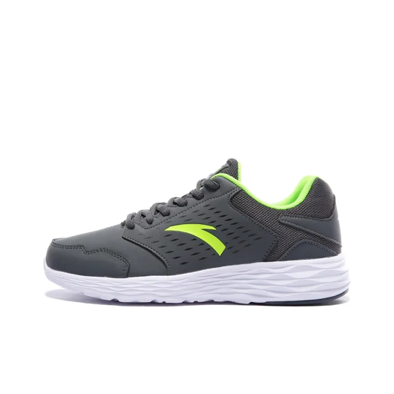 Anta Life Collection Wear Resistant Water Resistant Lightweight Low Top Casual Shoes Men's Castle Gray-0
