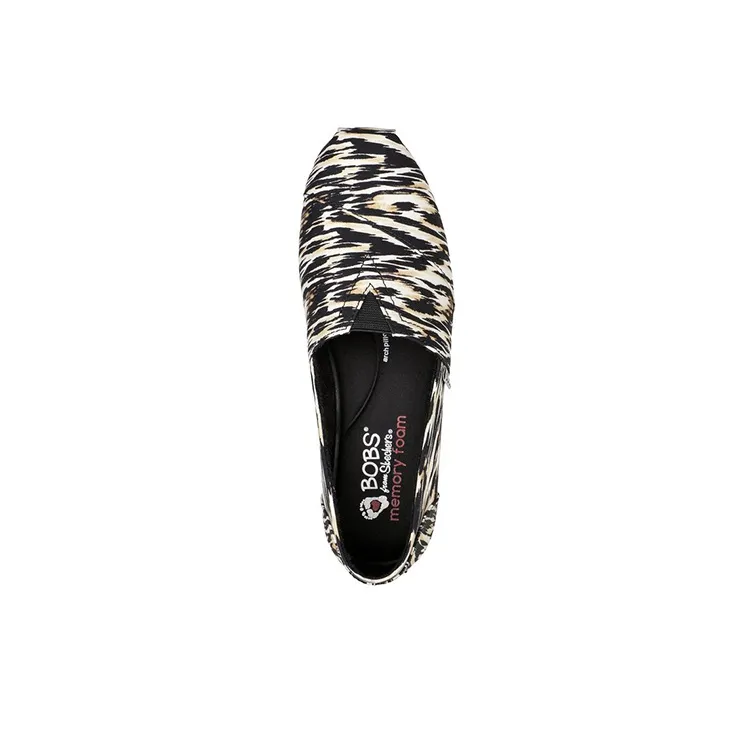 Skechers Bobs Casual Shoes Women's Low-Top Zebra Print-3
