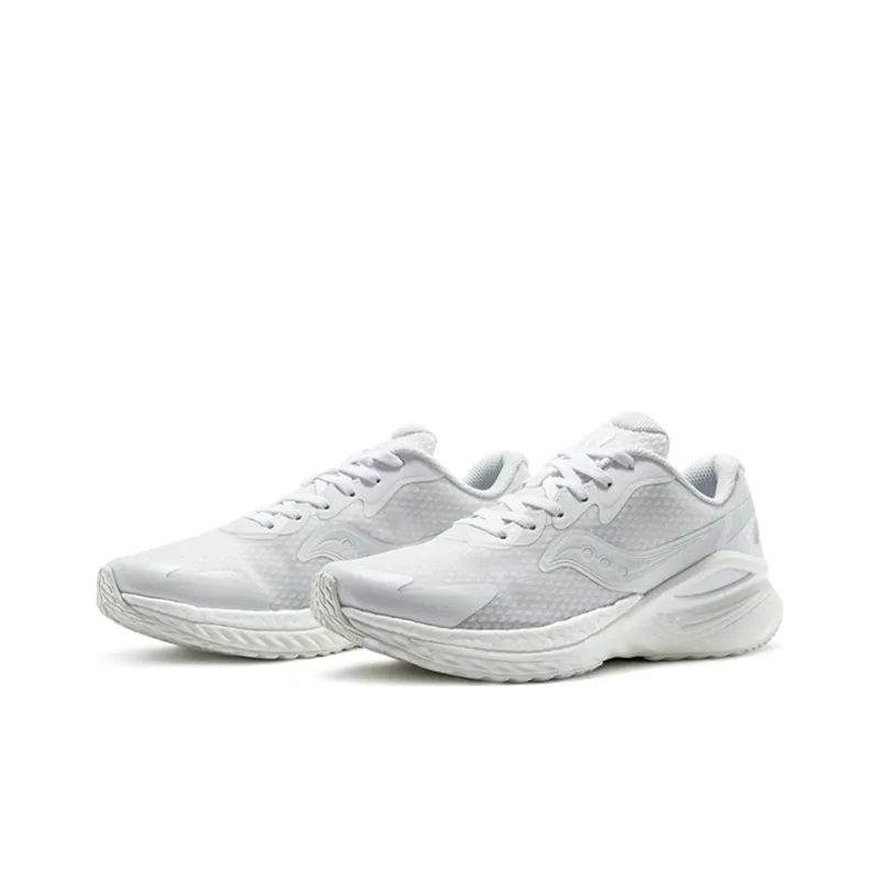 Saucony Phoenix Hybrid Firebird Cushioning Breathable Low Top Running Shoes Men's White-2