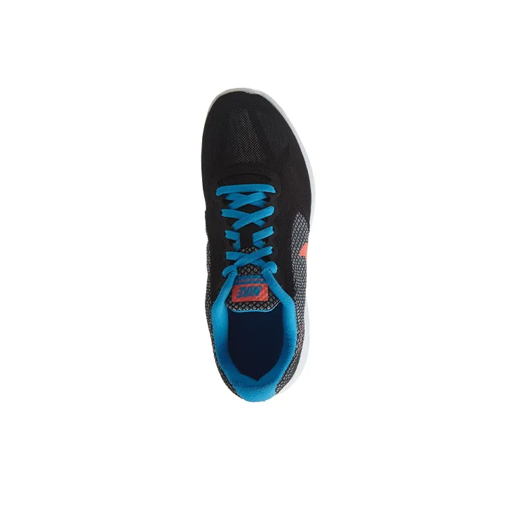 Nike REVOLUTION 3 Cushioning Anti-Slip And Wear-Resistant Low-Top Running Shoes Men's Black Blue-2