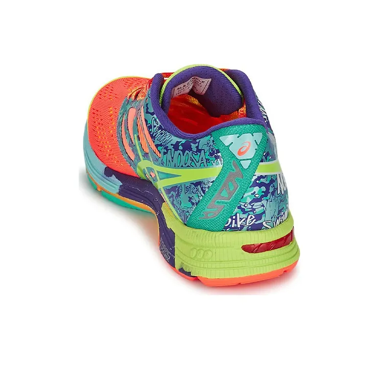 Asics Gel-Noosa Tri 10 Wear-Resistant Low-Top Running Shoes Women's Orange Green-2