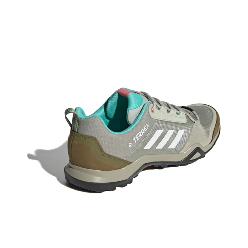 Adidas Terrex Ax3 Breathable Low-Top Outdoor Shoes Men's Gray-3