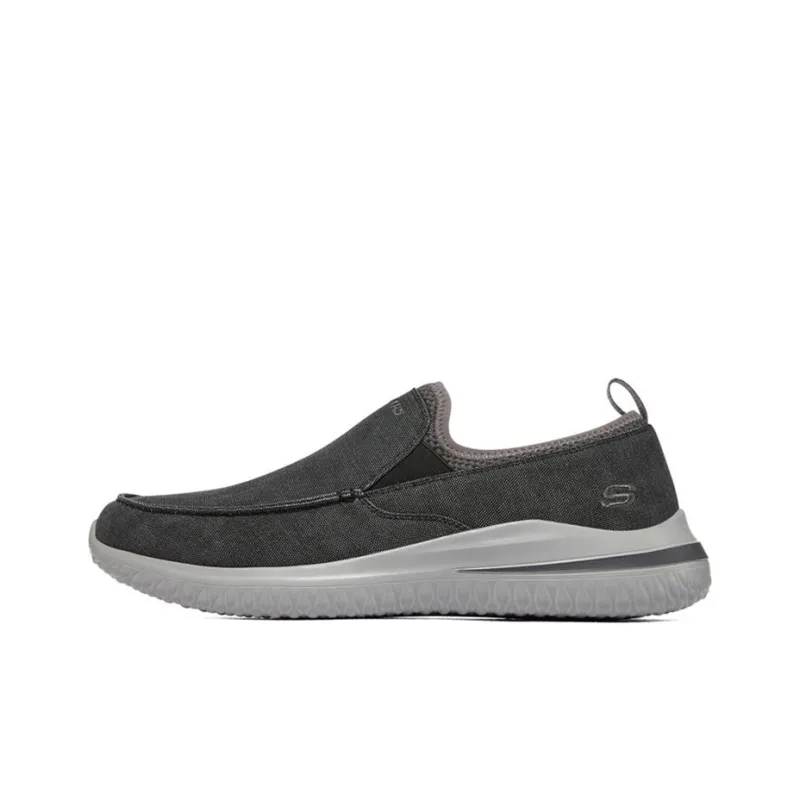 Skechers Delson 3.0 Cushioned Slip Resistant Abrasion Resistant Low Top Casual Shoes-0