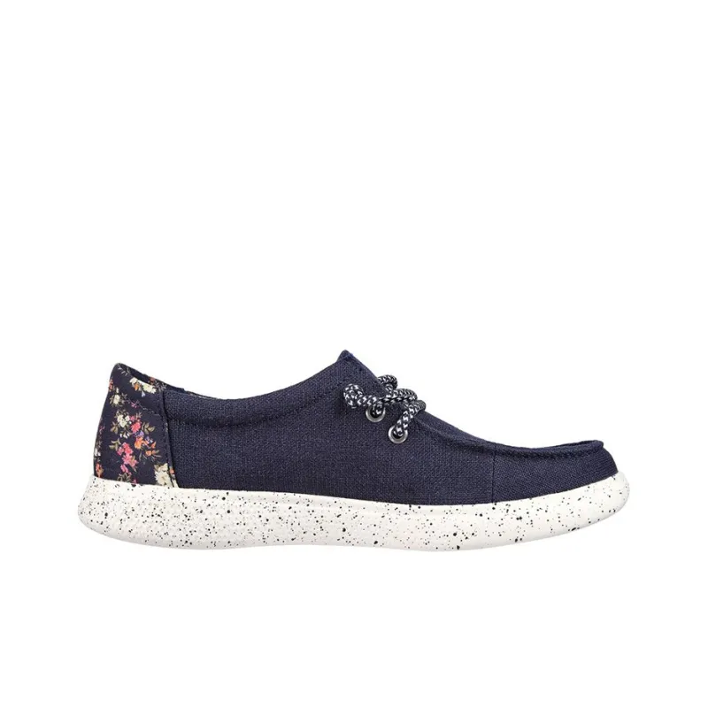 Skechers Bob's Skipper - Laurel Oak Cushioning Anti-Slip And Wear-Resistant Low-Top Casual Shoes Women's Marine Blue-1
