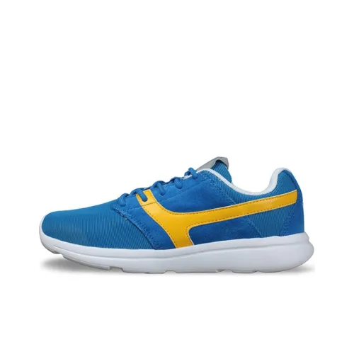 LINING Running Shoes Men Low Top Product Blue/Metallic Yellow/White