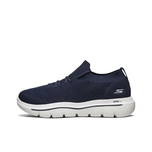 Skechers Go Walk Evolution Ultra Running Shoes Men Low-Top Marine Blue